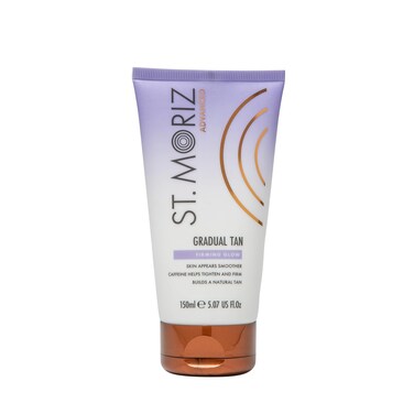 St Moriz Advanced Illuminating Gradual Self Tanner Lotion   Hydrating Vegan Sunless Tanning Moisturizer with Hyaluronic Acid &amp; Shimmer Pigments (Firming Glow)