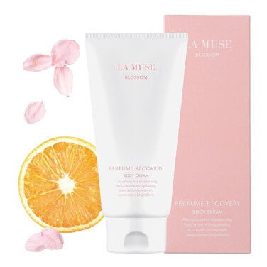LA MUSE Perfumed Body Lotion(Blooming Spring Garden), Peptide Firming Body Lotion, Moisturizing Cream with Shea Butter, Relaxing &amp; Calming Sensitive Skin, Non-Sticky, Butter-Like Texture, 10.14 fl oz