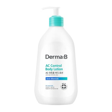 DERMA B AC Control Body Lotion 400ml,13.52 Fl.oz, Anti-Blemish &amp; Pimples Care, Water-Oil Control, Hypoallergenic Trouble Solution for All Skin Types, Soothing &amp; Refreshing Lotion, Korean Skincare
