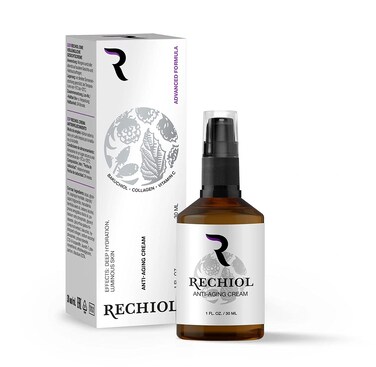 Hendel Garden Rechiol Bakuchiol Serum Retinol Alternative - Anti Aging Collagen Cream With Vitamin C, Almond Oil &ndash; Renewing Better Than Retinol Refining Facial Moisturizer