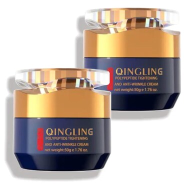 Qingling Crema Para Arrugas, Qingling Face Cream, Qingling Wrinkle Removal Cream, Quinglin Polypeptide Tightening and Anti-Wrinkle Cream, Face Cream, Neck Cream, Eye Cream 3-In-1 (2)