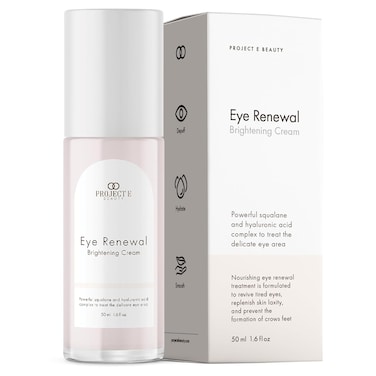 Project E Beauty Eye Renewal Brightening Cream Advanced Anti-Aging Under Eye Cream   Visibly Reduces Wrinkles, Puffiness &amp; Dark Circles   Intensive Hydration   Illuminates &amp; Firms   1.6 fl. oz.