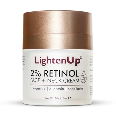 OMIC Lighten-Up Anti Aging 2% Retinol Face &amp; Neck Cream - 1 Fl oz / 30 ml - With Vitamin C, Allantoin &amp; Shea Butter