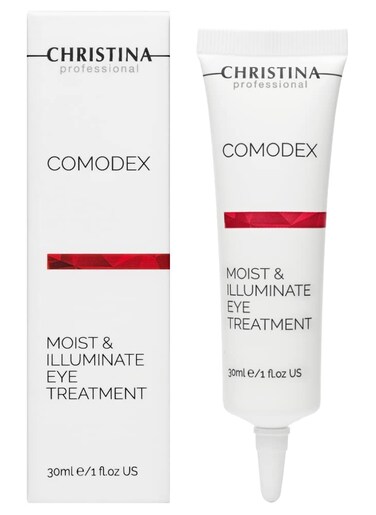 -CHRISTINA- Comodex Moist &amp; Illuminate Eye Treatment with Hyaluronic Acid   Under Eye Cream Combats Dark Circles, Puffy Eyes, and Dry Skin 30ml