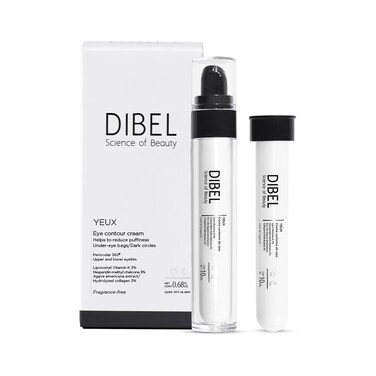 Dibel Yeux &ndash; Eye Contour Cream &ndash; 360&deg; Periocular Care - Prevents expression lines &ndash; Includes refill