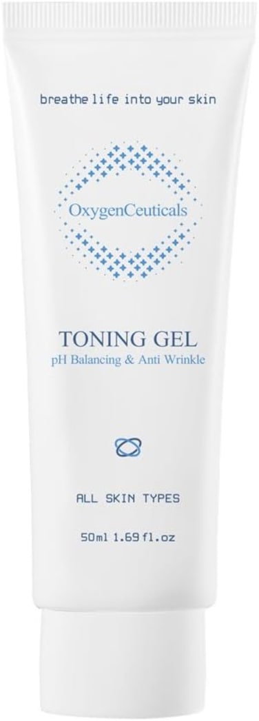 Toning Gel &ndash; Anti-Aging Gel for Skin Firming and Toning, pH-Balancing Anti-Wrinkle Toner for Face and Body, Travel Sized (50ml / 1.69 oz)