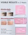 DERMAL Collagen Moistfull Toner Pad - Korean Toner Pad for Elasticity &amp; Wrinkle Improvement with Peptides - Travel Kit 12 Pads, 3 Pack (Total 36 Pads)