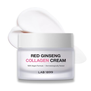 Donginbi LAB 1899 Red Ginseng Collagen Cream - Multi Elasticity, Vegan, Facial Moisturizer, Improved Skin Density &amp; Barrier with Antioxidant Ginsenosides, Korean Skin Care, 1.69 floz