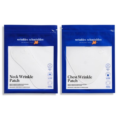 Wrinkles Schminkles Neck &amp; Chest Patch Set   Chest, Cleavage &amp; Body Stretch Mark Wrinkle Patch   Neck Wrinkle Patch   Reusable Hypoallergenic Silicone Smoothing Pads