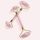 Face Roller Natural Rose Quartz Roller for Face Skin Care Face Roller - Aging Wrinkles,Puffiness Facial Skin Massager - Premium Authentic Jade Stone(Rose Quartz Roller)
