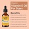 Organic Vitamin E Oil for Scars - All Natural &amp; Vegan Skin Moisturizer 1oz - Light and Unscented Great for Scars After Surgery - Reduce Wrinkles, Anti Aging, Lighten Dark Spots - Face, Skin &amp; All Over