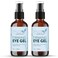 Eva Naturals Anti-Aging Eye Gel - Luxurious Hydrating Under Eye Cream For Dark Circles and Puffiness, Bags, Crows Feet, Wrinkles - With Hyaluronic Acid &amp; Skin-Firming Peptides Eye Serum 2 oz (2 Pack)