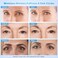 Dongyu Anti-Aging Eye Cream for Wrinkles: Under Eye Cream with Snail Mucin Caffeine for Fine Lines Puffiness - Firming Eye Serum for Women