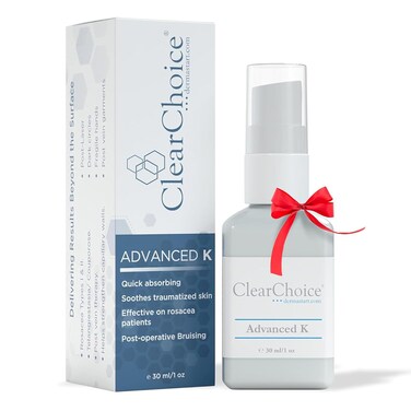 Clear Choice Advanced K Skin Therapy Cream, Reduces Rosacea, Dark Circles, Bruising &amp; Spider Veins, Reduces Under Eye Dark Circles. 1oz