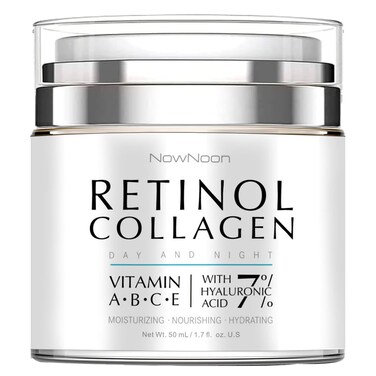 Collagen, Retinol &amp; Hyaluronic Acid Face Cream - Anti-Aging Face Moisturizer Cream for Neck &amp; Body Tightening Skin, Daily Moisturizer Face Cream for Women and Men - 1.7 fl.oz.
