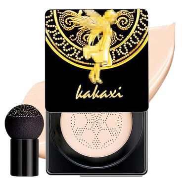 Kakaxi Mushroom Head Air Cushion Cc Cream, Heykomi Air Cushion Cc Cream, Heykomi Cc Cream, Heykomi New Mushroom Head Air Cushion Cc Cream Foundation (ivory)