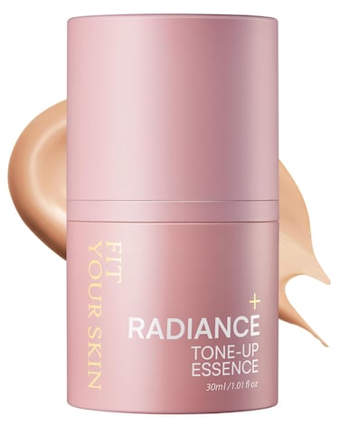 Radiance Tone-Up Essence - Korean Tinted Moisturizer - Even Skin Tone, Natural Coverage, Lightweight - Pink Beige Makeup Base - Healthy Glow Skin, 1.01 fl.oz.
