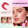 Color Changing Blush Oil, Skin's Natural PH Changing Blush for Dewy, Lightweight &amp; Waterproof &amp; Moisturizing Formula, Lasting Hydrating Rouge for All Skin, Easy To Blend, 6.5ml (Pink)