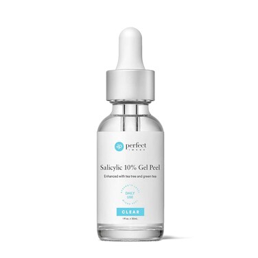 Salicylic 10% Gel Peel, Breakout and Pore Minimizer and Cleanser, 15-30 Full Facial Chemical Peels, 1 fl oz. e, 30 mL &ndash; Perfect Image
