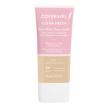 COVERGIRL, Clean Fresh Skin Milk Foundation, Light/Medium, 1 Count (packaging may vary)