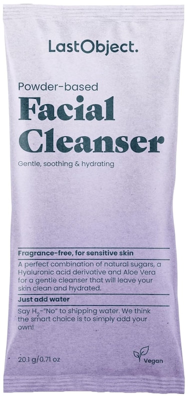 LastObject Facial Cleanser Refill - Contains Trehalose, Hyaluronic Acid, and Aloe Vera - Hydrating Skin Cleaning Agent with Portable Dispenser - for All Skin Types - 4 Refills