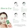 2pcs Green Tea Purifying Clay Face Mask,Green Tea Exfoliating Mask,Face Moisturizes Oil Control Shrink Pores Remove Anti-Acne,Deep Cleansing Solid Mud Mask for All Skin Types