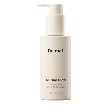 All Day Glow I'm So Jelly Olive Oil Cleanser, 75% Olive Oil, Jelly-like Makeup Remover for Pore Cleanse, Suitable for Sensitive Skin, Korean Skincare (150ml, 5.07, Fl Oz)