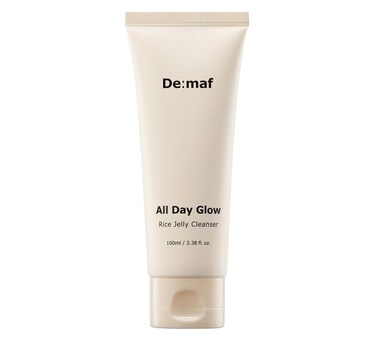All Day Glow Rice Jelly Cleanser, 56% Rice Extract, Low pH Cleanser, Soothing and Calming, Keeps Skin Moist After Cleanse, Suitable for Sensitive Skin, Korean Skincare (100ml, 3.38, Fl Oz)