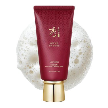 SOORYEHAN Hyobidam Fermented Cleansing Foam (5.4 fl oz) - Korean Skincare for Thorough Cleansing, Moisture Retention, and Softening Effects. with Baekhyodan&trade; to Remove Impurities