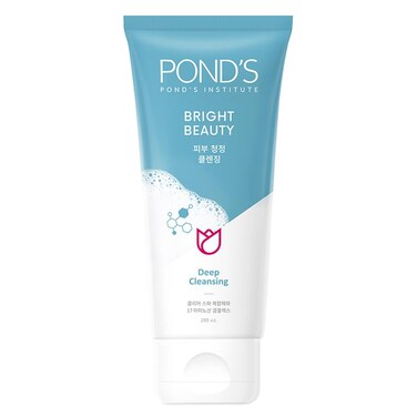 Pond's Bright Beauty Foam Cleanser (Spa)   Gentle Face Wash for Women   Deep Cleansing Formula   Moisturizing &amp; Pure   17 Amino Acid Complex