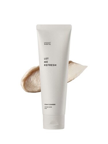 SIORIS Let me refresh foam cleanser 120ml 4.05fl.oz. slightly acid cleanser, nourish and soothe skin Korean skincare gift