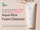AQUA RICE FOAM CLEANSER   Facial Cleanser, Rice Extract Rice Powder Cleanser with Mild Cleansing, Glycerin,Vegan, Face Wash, Korean Skincare (5.41Fl Oz)
