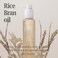 MIDHA Rice Cleansing oil for clean and mild wash for face, non greasy and light texture, quick emulsifying rice bran oil, quick and easy makeup remove