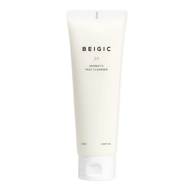 BEIGIC Aromatic Face Cleanser - Korean Face Wash w/Hyaluronic Acid &amp; Micellar Water -Gentle Hydrating Foaming Facial Cleanser Vegan Skincare (4.39 fl oz)