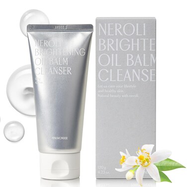 Neroli Oil Balm Cleanser 4.23oz(120g), Cleansing Oil Balm Face Wash, Removes Makeup and Impurities, Niacinamide and Neroli Oil for Glowing Skin, Korean Skincare