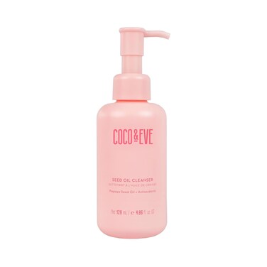 Coco &amp; Eve Seed Oil Cleanser. Gentle Makeup Remover, Cleansing Oil to Dissolve SPF, Impurities. Antioxidants, Vitamin E for Glowy Skin (4.06 fl oz)