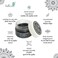Organic Geranium Charcoal Face Wash Concentrate for Cleansing, Removes Dirt   Oily Skin Type   50gm