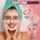 LOOKATME Korean Face Wash for Sensitive Skin - Water Based Bubble Skincare Cleanser - K Beauty Natural Acne Foaming Cleaner - Hydrating Skin Care Cleansing Foam with Low pH - Egg