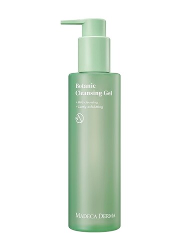 Madeca DERMA Botanic Cleansing Gel &ndash; pH Balancing Cleanser with Centella Asiatica &amp; Tea Tree, Korean Skincare, Soothing &amp; Calming with Natural, Hypoallergenic Ingredients (8.3 fl oz)
