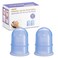 Facial Cupping - Face Massage Cupping Set - Facial Suction Cups To Reduce Appearance Of Fine Lines - Face Suction Cup Set For Lymphatic Drainage (2Pcs Set)