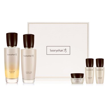 SOORYEHAN Micro Ginseng Essential Skincare Special Set (11.2 fl oz) - Boosts Skin Density, Elasticity, and Vitality . with Ginseng Liposome&trade; for Youthful Radiance &ndash; Korea Skincare.