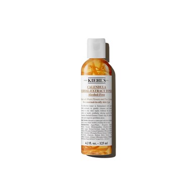 Kiehl's Calendula Herbal Extract Alcohol-Free Toner, Soothing Facial Toner for Normal to Oily Skin, Visibly Reduces Redness &amp; Oil, Improves Skin Texture, Paraben-Free, Fragrance-Free, Non-acnegenic