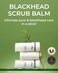 OBgE Blackhead Scrub Balm (0.7oz) - Moisturizing Scrub Stick for Blackhead Removal, Pore Minimizing, Gentle Exfoliation &amp; Moisturization. Tea Tree, Green Tea &amp; Heartleaf.