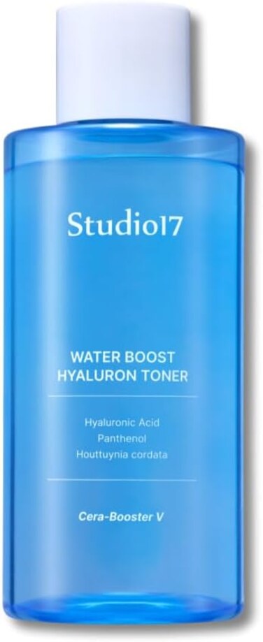 Waterboost Hyaluronic Acid Toner 10.14 fl.oz. Cera-Booster V(Originated from Centella Asiatica) is Included for Better Soothing Effect. pH Balanced Moisturizing Korean Toner