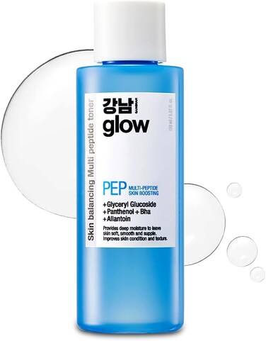 Multi-Peptide Skin Boosting Toner - Hydrating, Soothing, Exfoliating Toner for Face I Niacinamide &amp; Hyaluronic Acid &amp; Salicylic Acid I Face Moisturizer   Korean Skin Care - 5.07floz