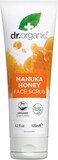 Dr. Organic Manuka Honey Face Scrub   Deep Cleansing and Exfoliating for Dry Skin, Removes Impurities and Excess Oil, Moisturizing, Certified Organic, Paraben &amp; SLS-Free, Natural, 125 mL / 5 fl oz