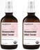 Rose Water Spray for Face &amp; Hair - 100% Natural Organic Face Toner - Alcohol-Free Makeup Remover - Anti-Aging Self Care Beauty Mist - Face Care - Hydrating Rosewater by Simplified Skin (4 oz) - 2 Pack