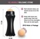 2Pcs Volcanic Face Roller Oil Control On The Go Oil-Absorbing Blotting Tool Natural Volcanic Roller Stone Ball (2PCS Black)