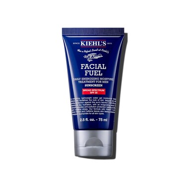 Kiehl's Facial Fuel Moisturizer with SPF 20 for Men, Energizing Face Moisturizer for Dull Skin, Non-Greasy Feel, Hydrating Lotion and Broad Spectrum Sunscreen, with Caffeine, Vitamin C &amp; Vitamin E