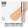 Rimmel London, Multi-Tasker Concealer, 030 Light, Crease-Proof, Transfer-Proof, Waterproof, Up To 24-Hour Wear, Vegan Formula, 0.33oz
